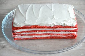 Пирожное "Красное и белое"